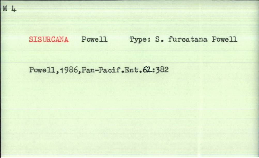 front of card